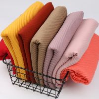 【CW】 Large Size scarf Pleated Crinkle Women  39;s Hijab Muslim Wrap wrinkle Shawl scarves Plain