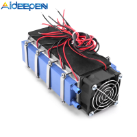 Aideepen DC12V 576วัตต์เซมิคอนดักเตอร์ชิปทำความเย็นหม้อน้ำเย็นอิเล็กทรอนิกส์เครื่องปรับอากาศขนาดเล็กตู้เย็นโมดูลระบายความร้อน