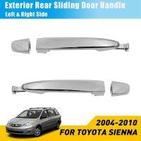 2Pc LH+RH Exterior Rear Sliding Door Handle 69213-08020 69227-08040 for Toyota Sienna 2004-2010 Exterior Door Handle