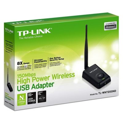 TP-LINK 150Mbps High Power Wireless USB Adapter TL-WN7200ND