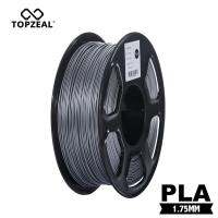 TOPZEAL สีเงิน PLA 3D เครื่องพิมพ์ Filament 1.75มม. 1กก. Spool 3D Filament PLA พลาสติกสำหรับ3D วัสดุการพิมพ์ Filament