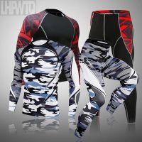 Mens Brand Long Johns thermal underwear set Men clothing winter warm shirt+leggings pants Sports set underwear large size