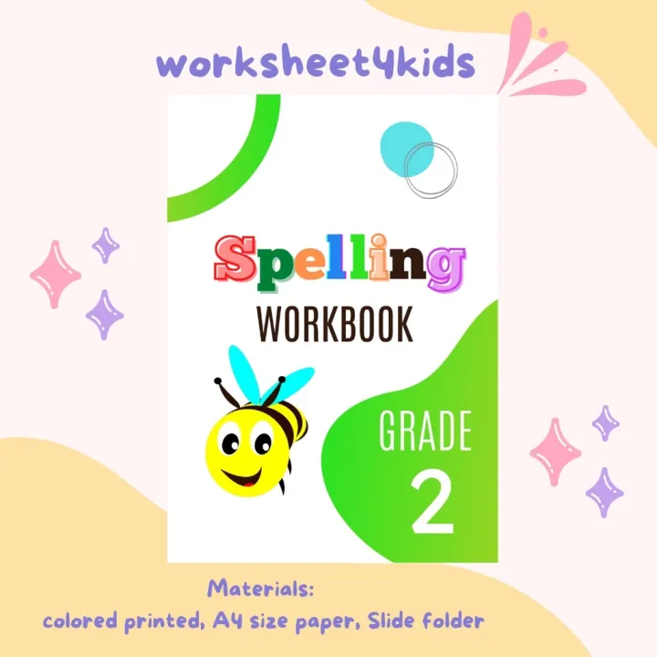 49 PAGES GRADE 2 SPELLING WORKBOOK (2 Pages per sheet) Lazada PH