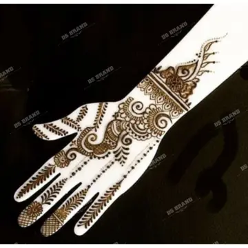 Reusable Practice Bridal Hand front side for Mehndi practice with Free Scrub