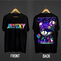 【Hot】 JRUEKY Violent bear street style mens and womens cotton T-shirt loose shirt trend top