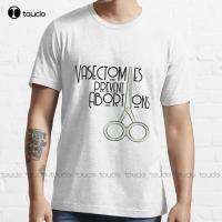 Vasectomies Prevent Abortions Trending T-Shirt T-Shirts For Graphic Tees Cotton Outdoor Simple Vintag Casual Tee Shirts