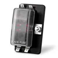 【DT】hot！ 4-Way Car Fuse Holder Plastic Cover Block 12V with Indication