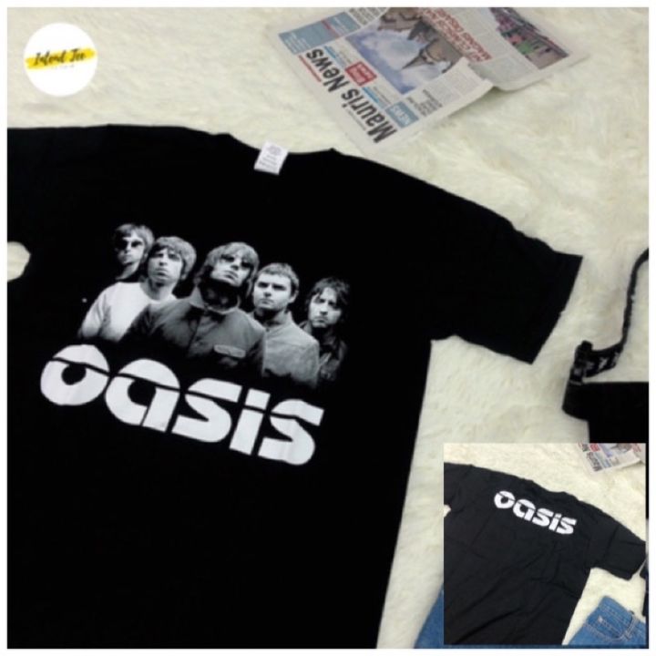 วงร็อค-เสื้อวง-oasis-os-01-พิมพ์หน้า-หลัง-เสื้อยืด