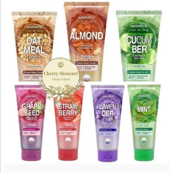 Watsons Body Scrub Gel / Cream 200ml Lazada