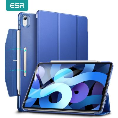 【DT】 hot  ESR for iPad Air 4 Case for iPad 9th 8th 7th/iPad Mini 6/iPad Pro 11 12.9 2021 Smart Cover with Pencil Holder Trifold Case Funda