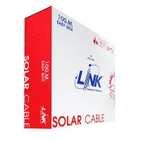 HOT** สายไฟโซล่าเซลล์ LINK PV1-F 4 ตร.มม.100ม. สีดำ สีแดง สายไฟโซล่าเซล สายโซล่าเซล์ล SOLAR CABLE LINK PV1-F 4SQ.MM 100M ส่งด่วน อุปกรณ์ สาย ไฟ อุปกรณ์สายไฟรถ