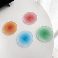 【CW】 Circular Coasters Gradient Table Resistant Drink Tableware