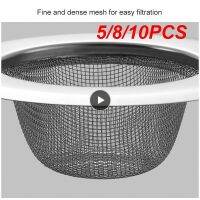 5/8/10PCS Sink Garbage Filter Net Mesh Leak Net Sink Waste Screen Sewer Anti-blocking Sink Washing Cage Mesh Covers