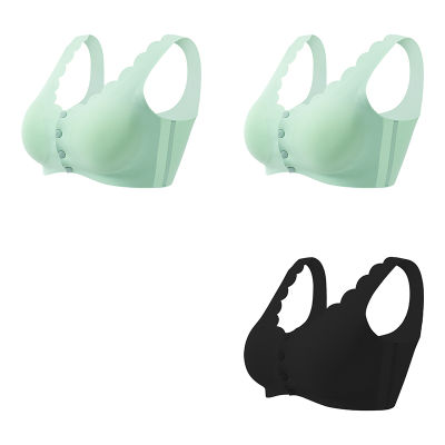 3pcs Plus Size Bras For Women Seamless Women Bra Push Up Bra Wireless Underwear