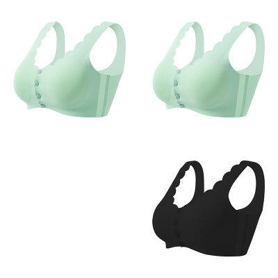 3pcs Plus Size Bras For Women Seamless Women Bra Push Up Bra Wireless Underwear