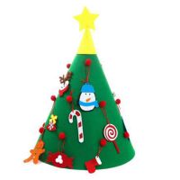 Felt Christmas Tree for Kids 3.2Ft Diy Christmas Tree with Toddlers 18Pcs Ornaments for Children Xmas Gifts Hanging Home Door Wall Christmas Decorations