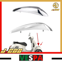 Vespa GTS 125 250 300ปาปันด้ากันชนหน้ารถมอเตอร์ไซด์แผ่นบังโคลนตกแต่งตราโครเมี่ยม