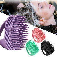 หวีผมแชมพู scrubber washing Magic demelant Brush ขนแปรงซิลิโคน Clean hairbrush scalp Massager barber ที่นี่อุปกรณ์เสริม ~