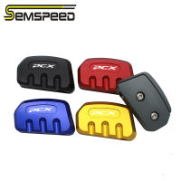 SEMSPEED CNC รถจักรยานยนต์ขาตั้งด้านข้างแผ่นช่วยเสริมขาตั้งสำหรับฮอนดาพีซีเอ็กซ์150 125 PCX150 2018 2019 2020