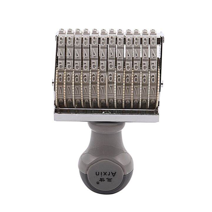 Arxin 12 Band Self Inking Rubber Stamps Numbering Machine, Off White Lazada