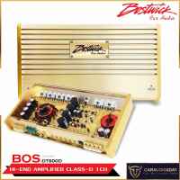 Bostwick รุ่นBOS-DT800D พาเวอร์แอมป์ Class D แอมป์ติดรถยนต์ขับซับ แอมป์คลาสดี 1แชนเนล .กำลังขับสูงสุด 800 Watts ขนาดเล็ก