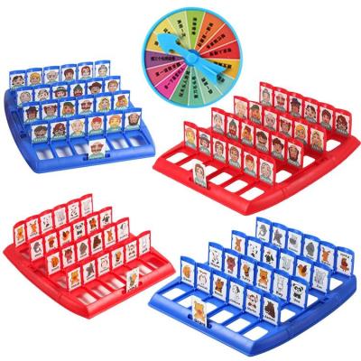 Guess Who I Am Game Educational Board Games for Kids 48Pcs Kid Board Games Board Game Toy Enhancing Childrens Logic Character Sheet for Family Kids boosted