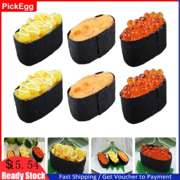 Fake Sushi Set, Sushi Decor, Fake Seafood, Photo Props, Japanese