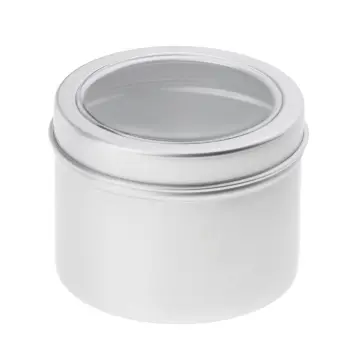 20PCS Candle Tin Cans 4.4 Oz Metal Round Containers Empty Candle Jars with  Lids for Making