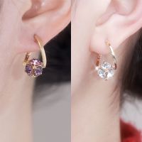 [COD] Douyin with the same temperament and light luxury diamond ball carat earrings 2023 new trendy niche design net red