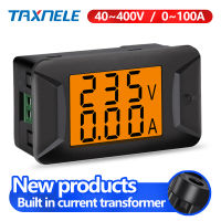 100A 220VAC 380VAC Power Meter ดิจิตอลโวลต์มิเตอร์แอมมิเตอร์วัตต์ Meter แรงดันไฟฟ้า Power Monitor เครื่องทดสอบไฟฟ้าโวลต์40-440V