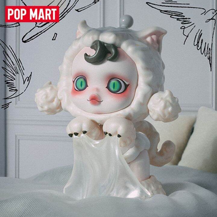 vgfh-mall-popmart-skullpanda-ซีรีส์ทุกวันตุ๊กตากระเป๋าลึกลับน่ารักคอลเลกชันของประดับโต๊ะทำงานภาพอนิเมะ