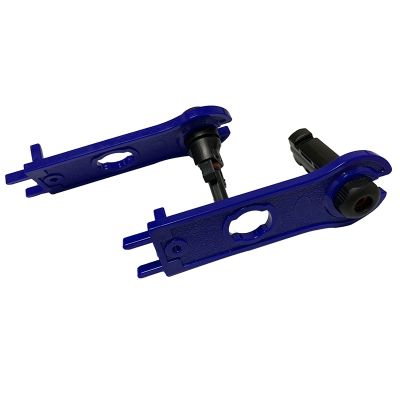 1Pair x Blue Solar Panel Connector  ABS Plastic Pocket  Connector Disconnect Tool Spanners Wrench Watering Systems Garden Hoses