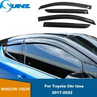 ™△❇ Window Visor For Toyota Chr Izoa 2017 2018 2019 2020 2021 2022 Weathershield Sun Rain Deflectors Guards For Toyota Chr 2019