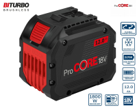 BOSCH แบตเตอรี่ ProCORE18V 4AH /8AH /12.0AH ของแท้ 100% ประกันศูนย์