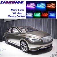 【Customizable】 Liandlee รถนีออนเปลี่ยนสีของ Atmibient ภายในเท้าสำหรับ Infiniti Le