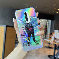 Casing Ponsel เคสสำหรับ OPPO Reno2 Z Reno2 F เคสลายอนิเมะ Reno4เคสบัตรเลเซอร์สีสันสดใส