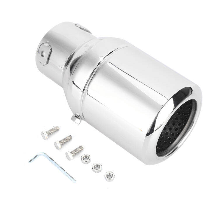 Car Exhaust Pipe 64mm Universal Exhaust Tip Muffler Pipe Rear Tail Lazada