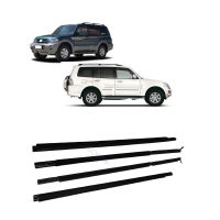 4ชิ้น Windows Glass Rubber สำหรับ Pajero V70 V90ยางปิดผนึกสำหรับ Montero Weather Strip ด้านในหรือด้านนอก5ประตู MN117040