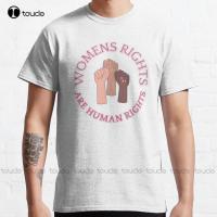 S Rights Are Human Rights Badge Classic T-Shirt White On Down Shirt  Fashion Tshirt Summer Xs-5Xl Custom Gift New