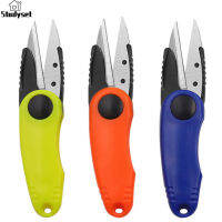 Studyset IN stock Folding Scissors Stainless Steel Retractable Fishing Line Clipper Multi-purpose Scissors Fishing Tackle