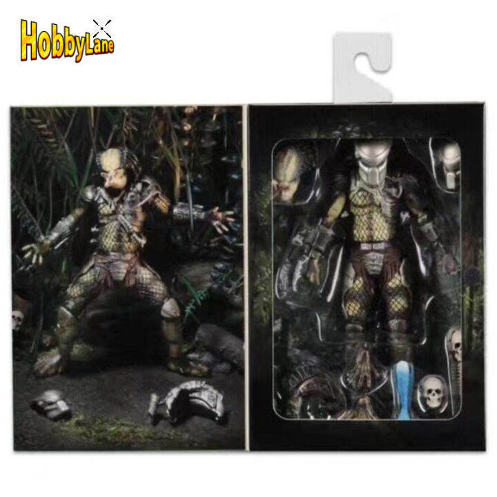 hb-คลังสินค้าพร้อม-ตุ๊กตาการ์ตูนสำหรับเด็กสำหรับภาพยนตร์-the-predator-ultimate-jungle-hunter-action-figure-การตกแต่งที่ละเอียดอ่อน