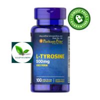 NEW Puritans Pride L-Tyrosine 500 mg / 100 capsules