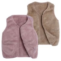 【CC】 fleece kids vest for girls waistcoat toddler girl infant warm winter autumn sleeveless jacket children outwear