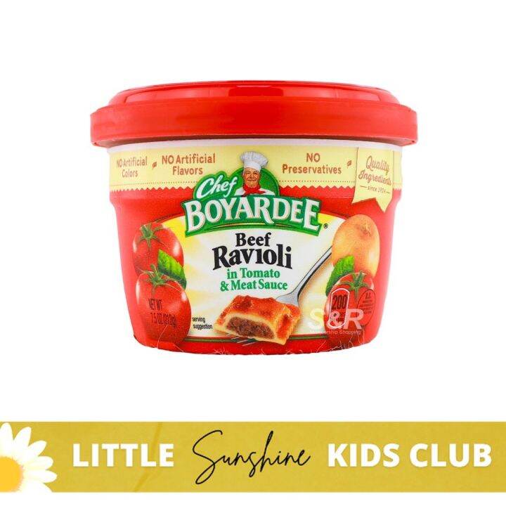 Chef Boyardee Beef Ravioli In Tomato & Meat Sauce 212g | Lazada PH