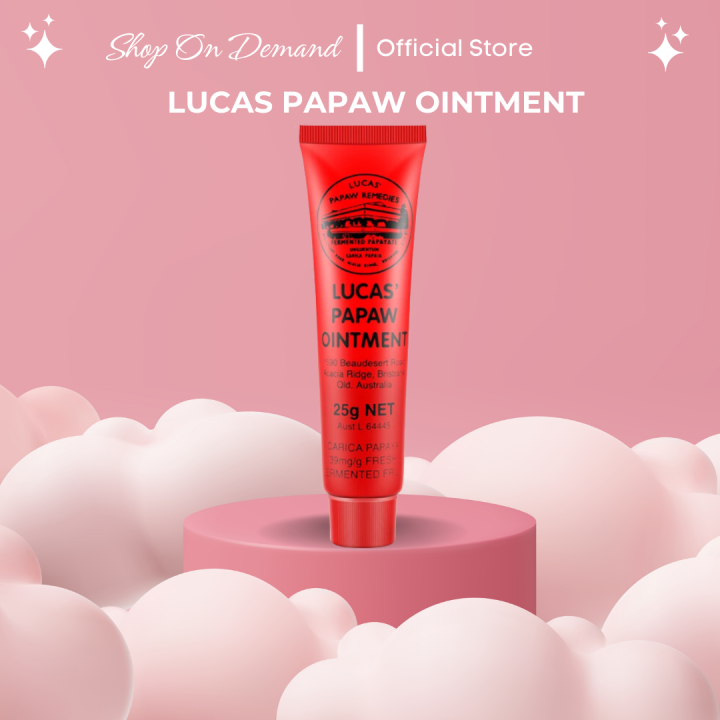 👄Authentic 👄 Lucas Papaw Ointment 25g Lip balm | burn ointment ...