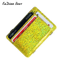 KUDIAN BEAR Leather Male Money Clip Wallets Men Credit Card Holder Bag Fashion Coin Purse Case Clutch Short Wallet BIH225 PM49