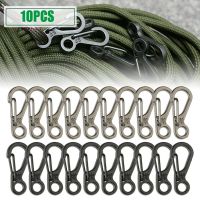 10/20pcs Lobster Clasp Buckle Keychain Mini Carabiners Outdoor Camping Hiking Buckles Alloy Spring Snap Hooks Key Chains Tools