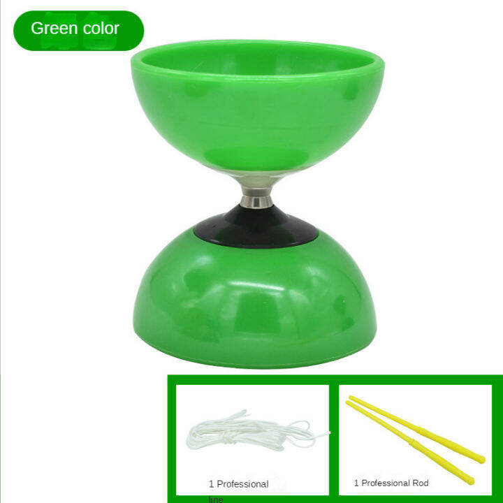 Chinese YOYO 1 Bearing Diabolo Set Interactive Games for Kids Children