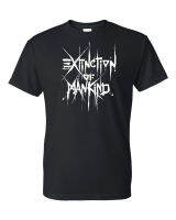 Unique Cotton Tee Shirt Top Brand New Extinction Of Mankind TSHIRT Curst Punk SM-5XL