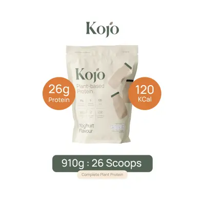 1 Bag: Kojo Plant Based Protein Yoghurt Flavour (910g) โปรตีนจากพืช รสโยเกิร์ต1 ถุง